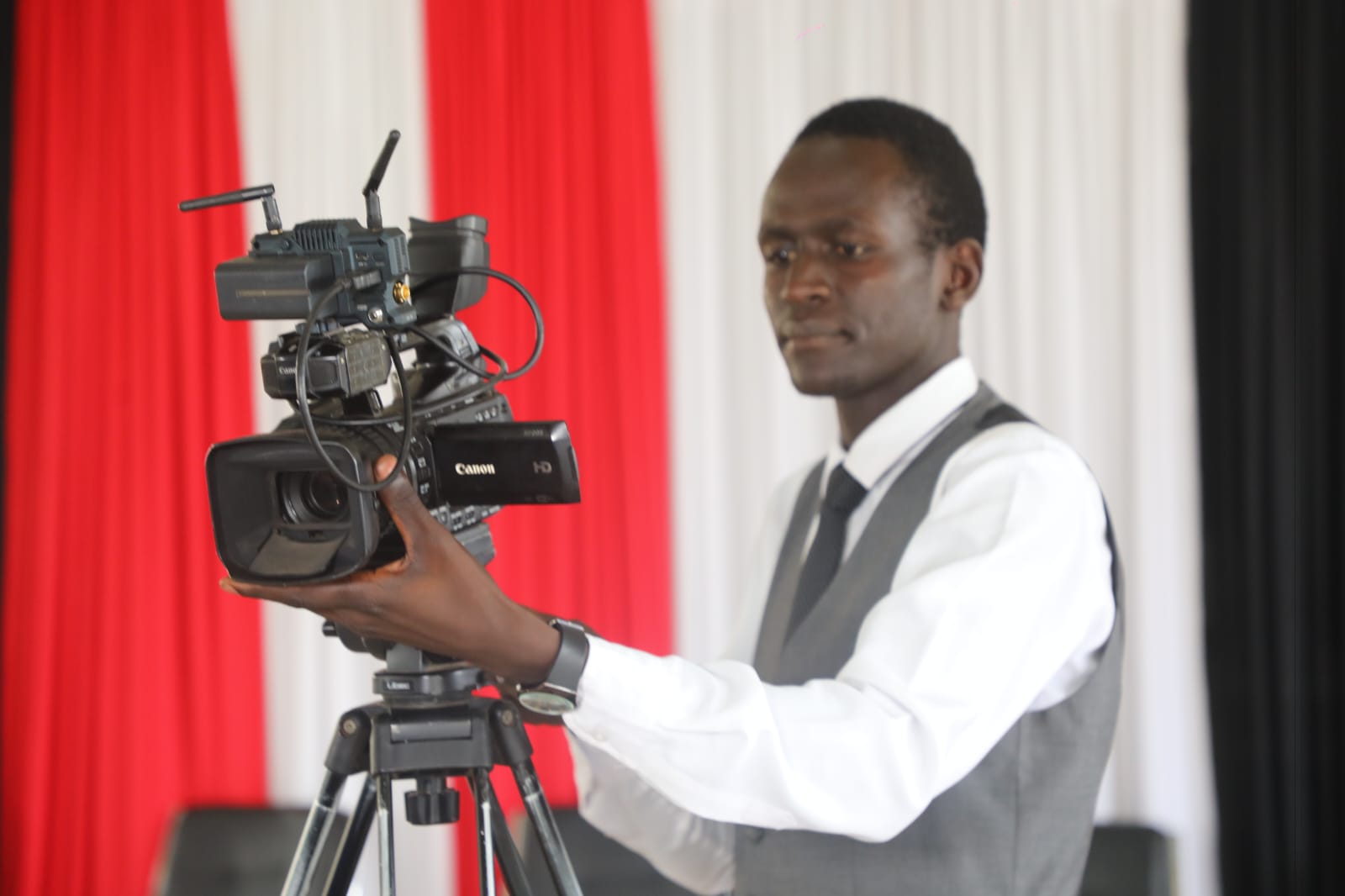 Shamah Kibet, graphics designer and livestream director